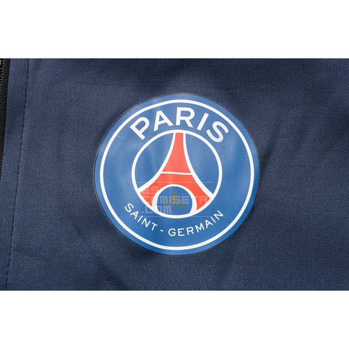 Chaqueta con Capucha del Paris Saint-Germain 22-23 Azul - Haga un click en la imagen para cerrar